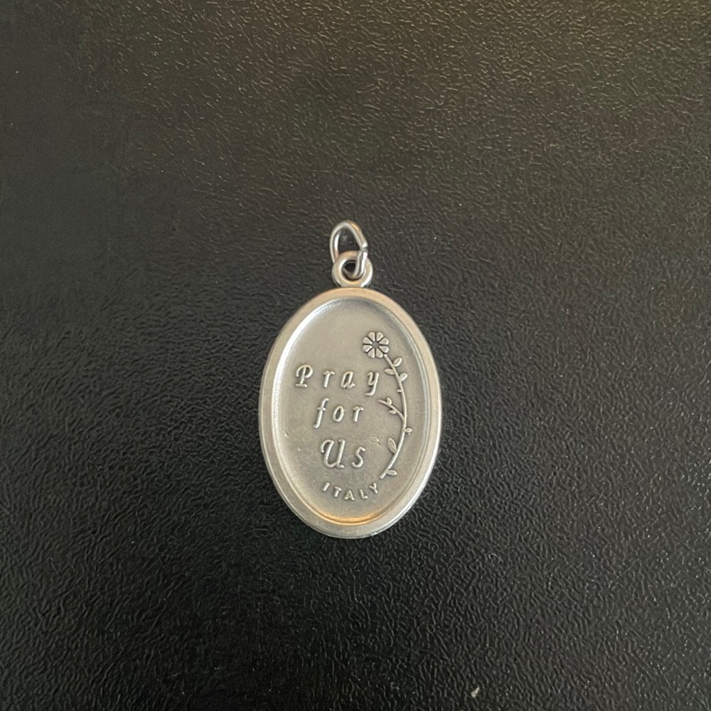 Vintage Italian silver necklace pendant